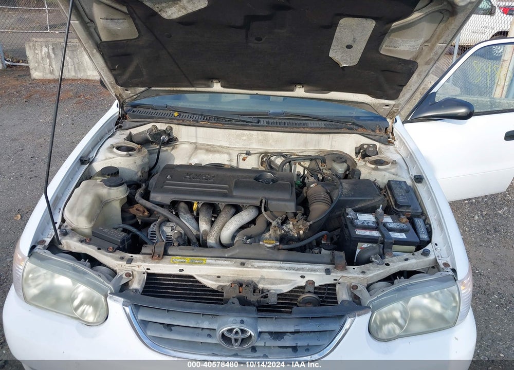 2002 TOYOTA COROLLA CE VIN: 2T1BR12E52C571537