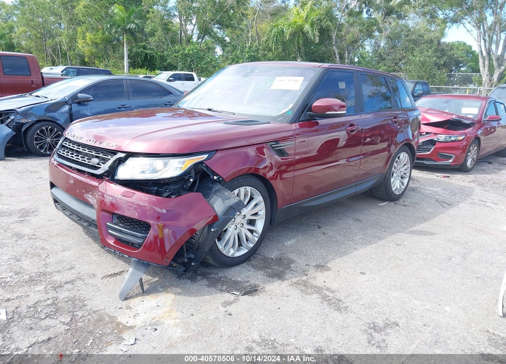 2017 LAND ROVER RANGE ROVER SPORT 3.0L V6 SUPERCHARGED SE VIN: SALWG2FV9HA693220