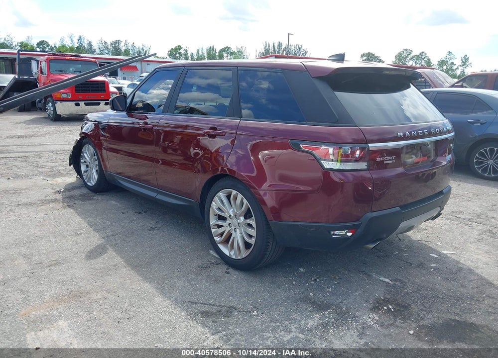 2017 LAND ROVER RANGE ROVER SPORT 3.0L V6 SUPERCHARGED SE VIN: SALWG2FV9HA693220