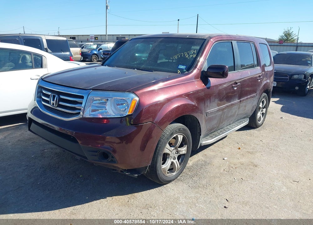 2014 HONDA PILOT EX-L VIN: 5FNYF3H52EB019905