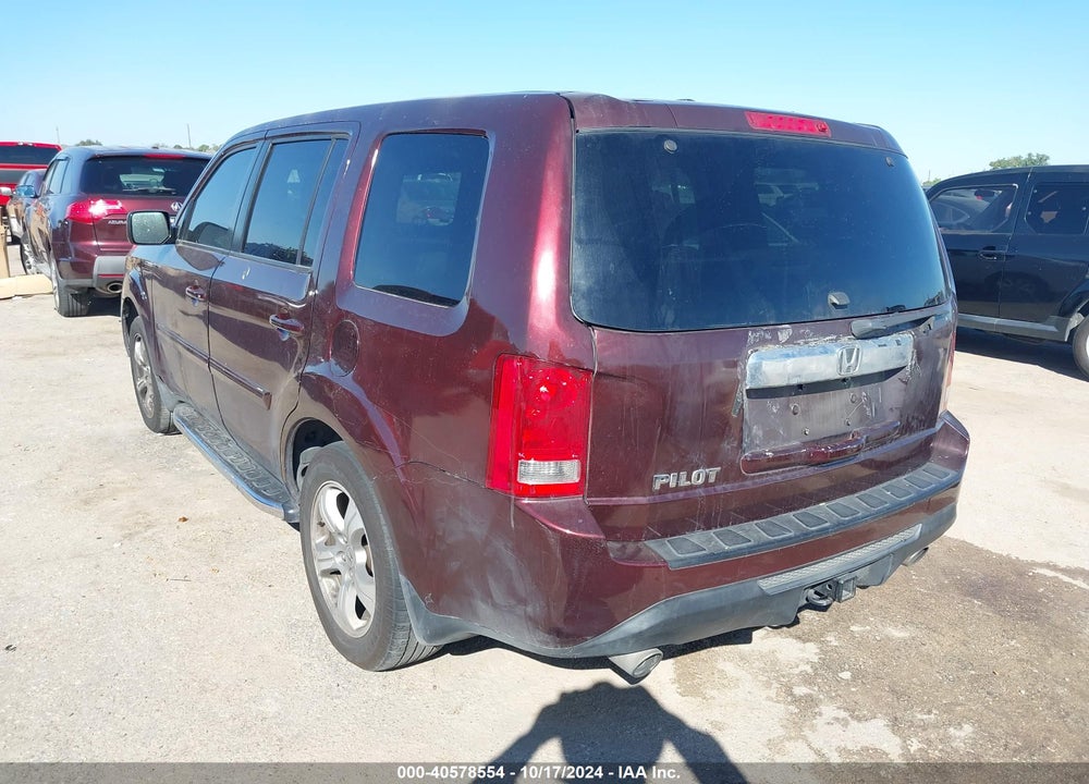 2014 HONDA PILOT EX-L VIN: 5FNYF3H52EB019905