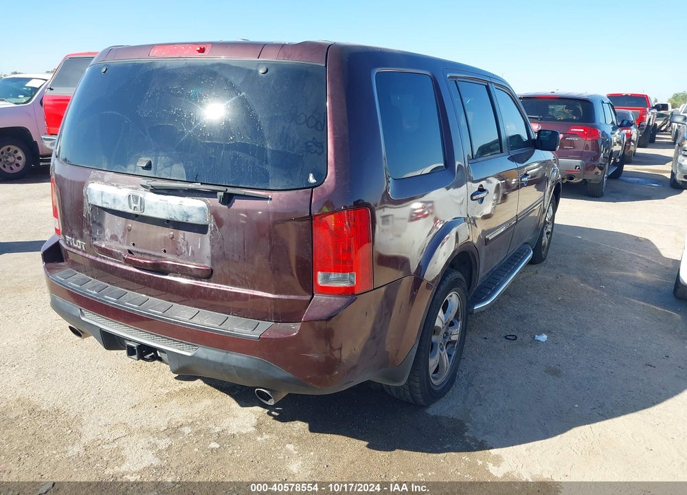 2014 HONDA PILOT EX-L VIN: 5FNYF3H52EB019905