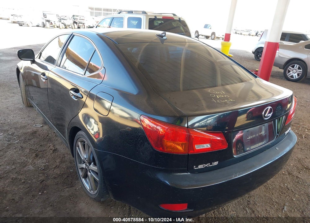 2008 LEXUS IS 250 VIN: JTHBK262885082130