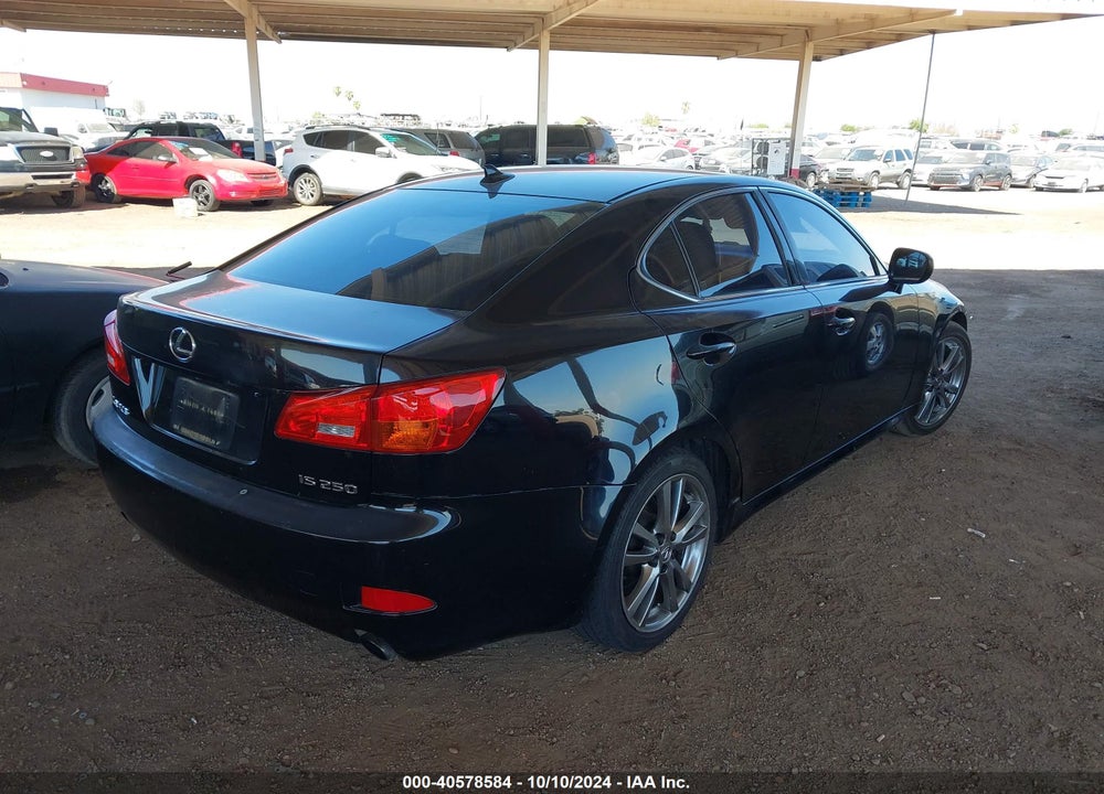 2008 LEXUS IS 250 VIN: JTHBK262885082130
