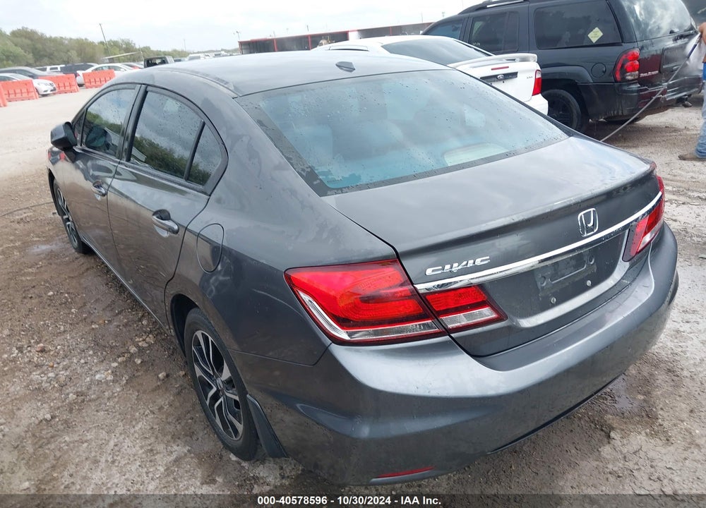 2013 HONDA CIVIC EX-L VIN: 2HGFB2F97DH509396