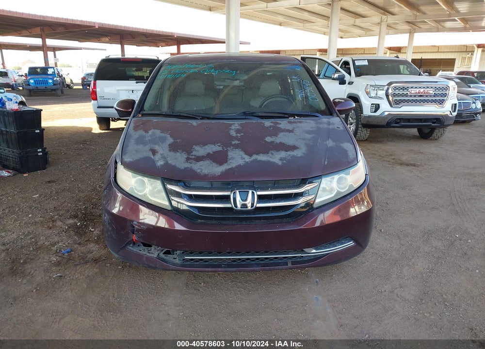 2015 HONDA ODYSSEY EX-L VIN: 5FNRL5H62FB005845