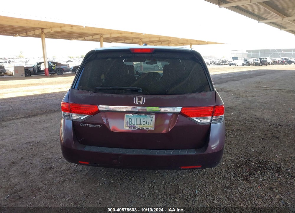 2015 HONDA ODYSSEY EX-L VIN: 5FNRL5H62FB005845