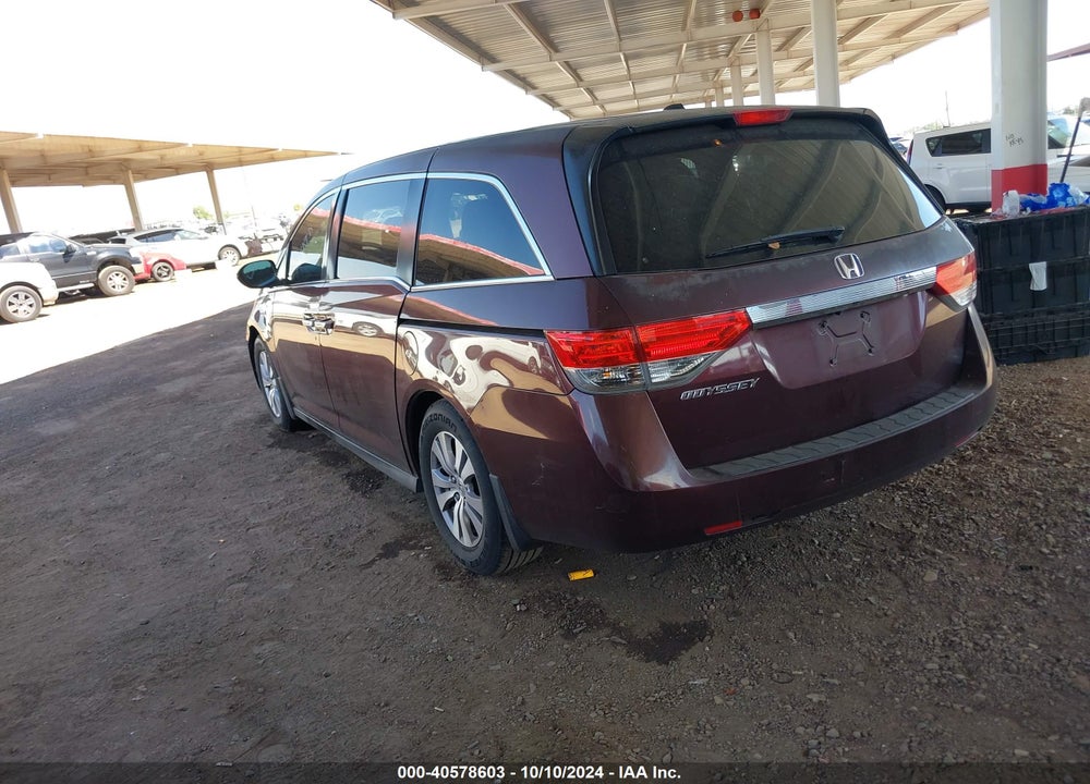 2015 HONDA ODYSSEY EX-L VIN: 5FNRL5H62FB005845