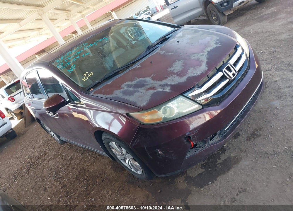 2015 HONDA ODYSSEY EX-L VIN: 5FNRL5H62FB005845