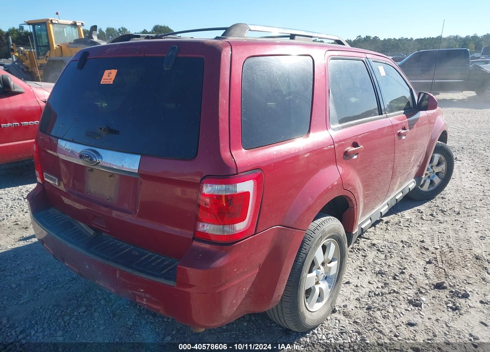 2011 FORD ESCAPE LIMITED VIN: 1FMCU0E7XBKA99212