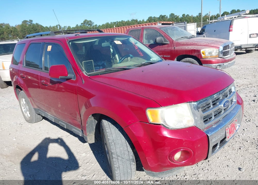 2011 FORD ESCAPE LIMITED VIN: 1FMCU0E7XBKA99212