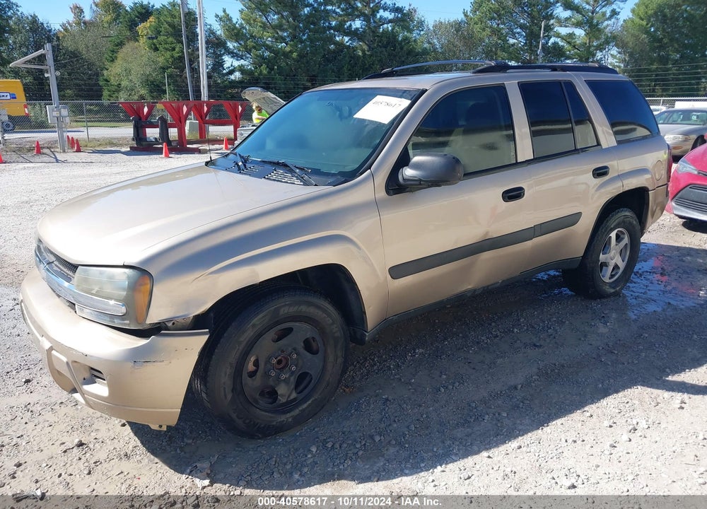 2005 CHEVROLET TRAILBLAZER LS VIN: 1GNDS13S152193759