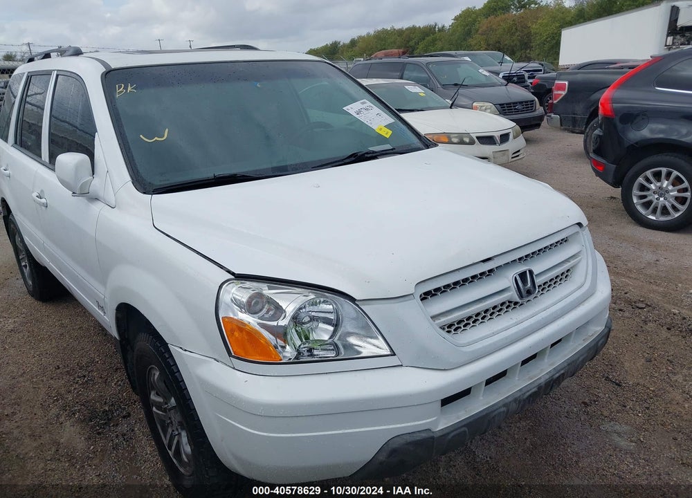 2005 HONDA PILOT EX-L VIN: 5FNYF18635B010272