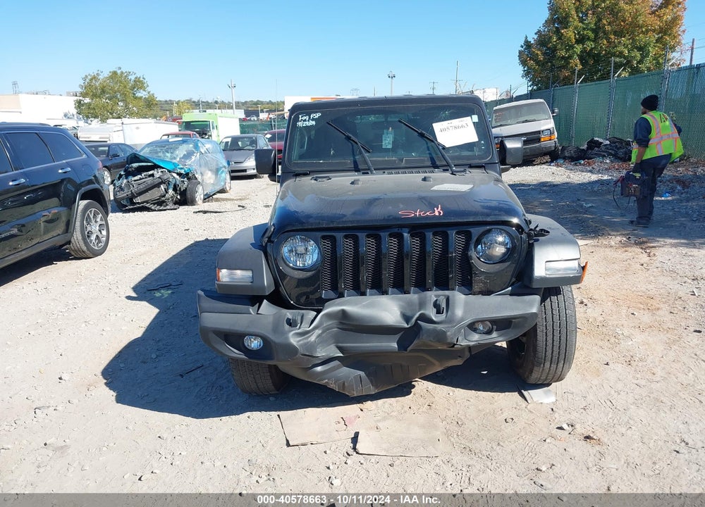 2021 JEEP WRANGLER UNLIMITED SPORT 4X4 VIN: 1C4HJXDM8MW773842