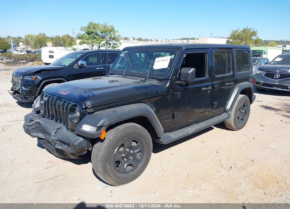 2021 JEEP WRANGLER UNLIMITED SPORT 4X4 VIN: 1C4HJXDM8MW773842