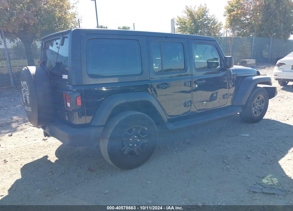 2021 JEEP WRANGLER UNLIMITED SPORT 4X4 VIN: 1C4HJXDM8MW773842