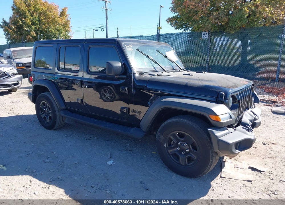 2021 JEEP WRANGLER UNLIMITED SPORT 4X4 VIN: 1C4HJXDM8MW773842