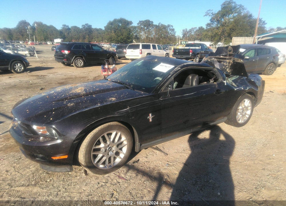 2012 FORD MUSTANG V6 PREMIUM VIN: 1ZVBP8AM4C5232934