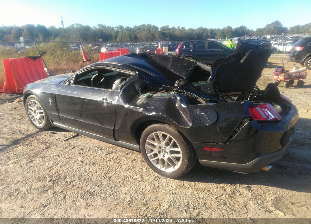 2012 FORD MUSTANG V6 PREMIUM VIN: 1ZVBP8AM4C5232934