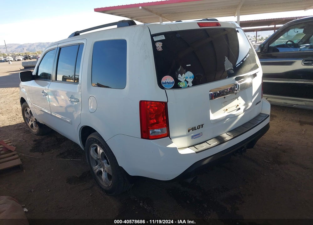 2012 HONDA PILOT EX-L VIN: 5FNYF4H50CB070435