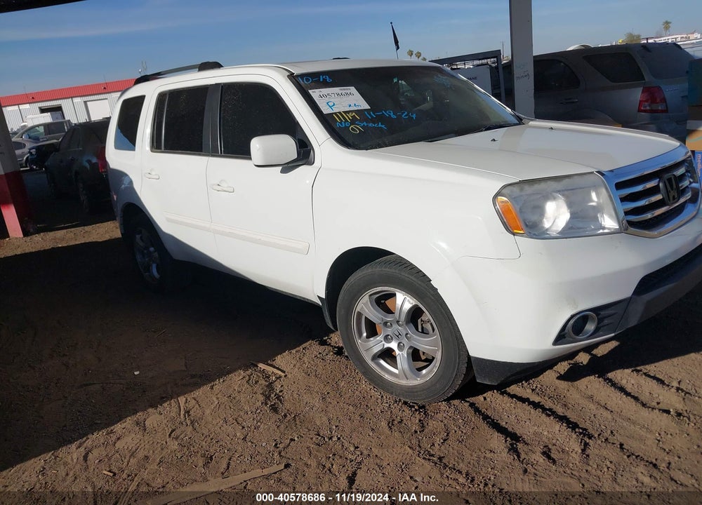 2012 HONDA PILOT EX-L VIN: 5FNYF4H50CB070435
