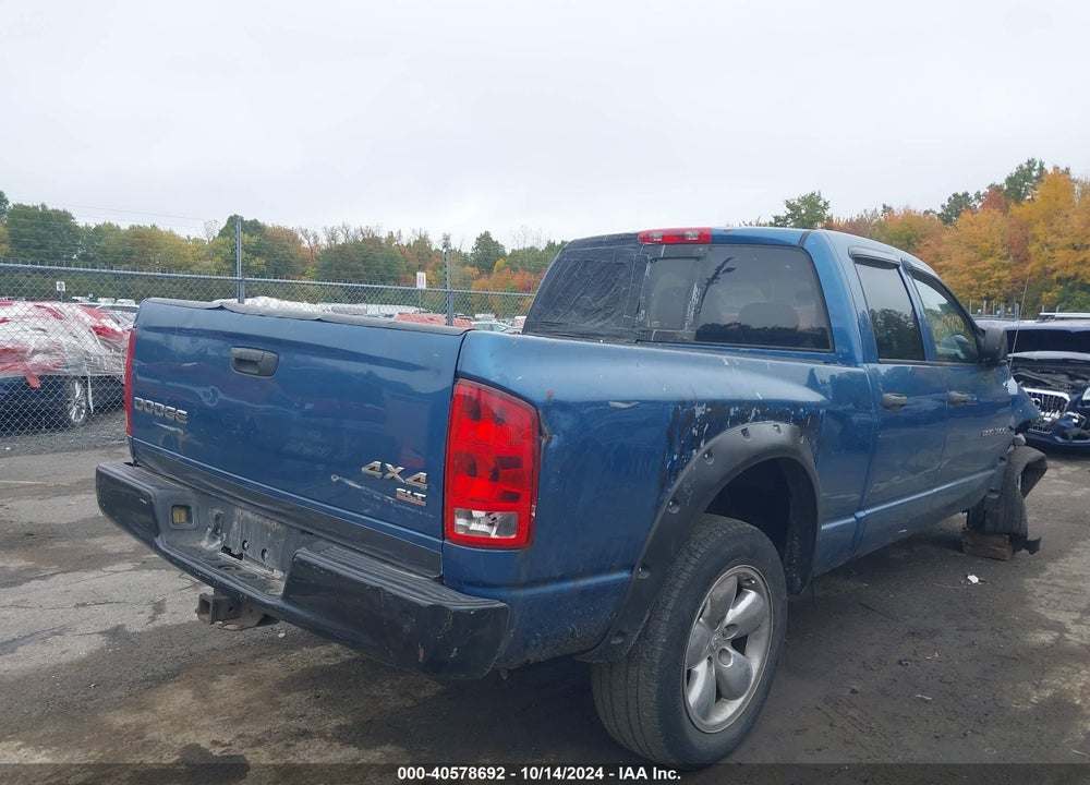 2004 DODGE RAM 1500 SLT/LARAMIE VIN: 1D7HU18D04S786158