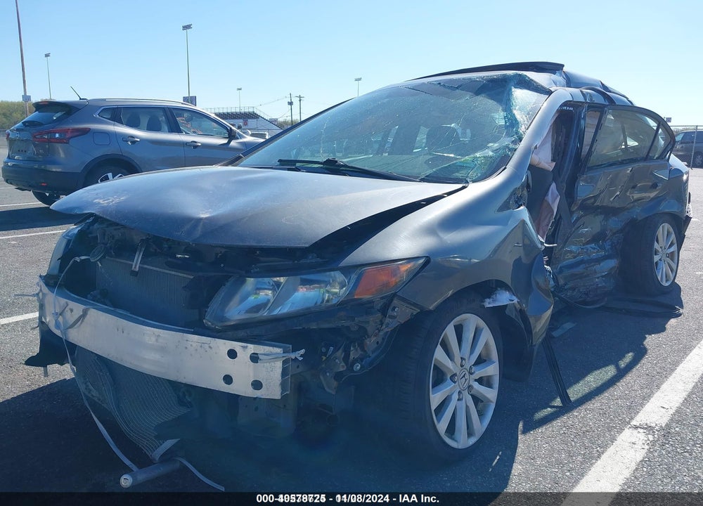 2012 HONDA CIVIC EX VIN: 19XFB2F81CE344249