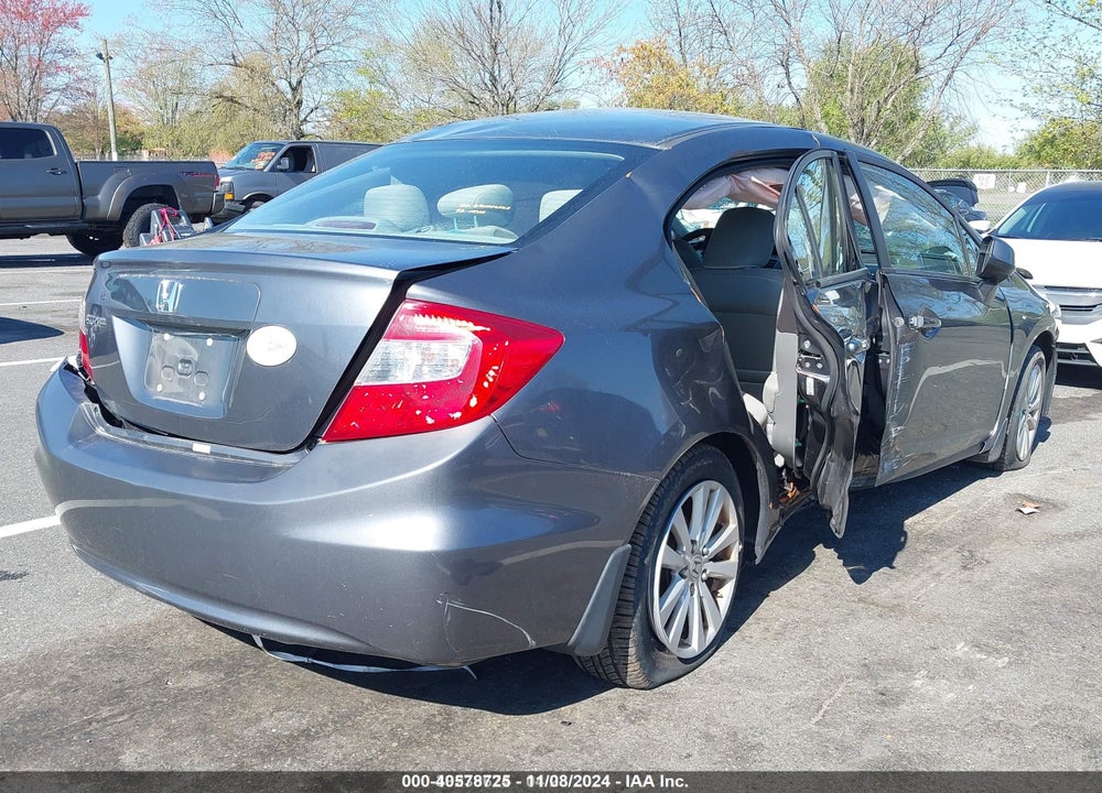 2012 HONDA CIVIC EX VIN: 19XFB2F81CE344249