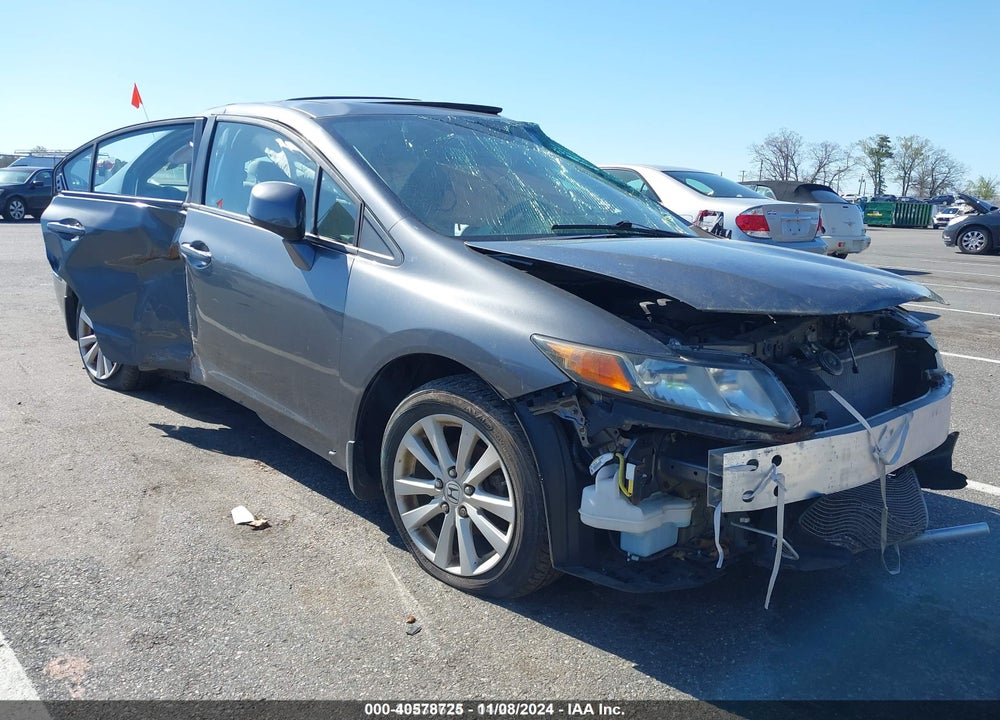 2012 HONDA CIVIC EX VIN: 19XFB2F81CE344249
