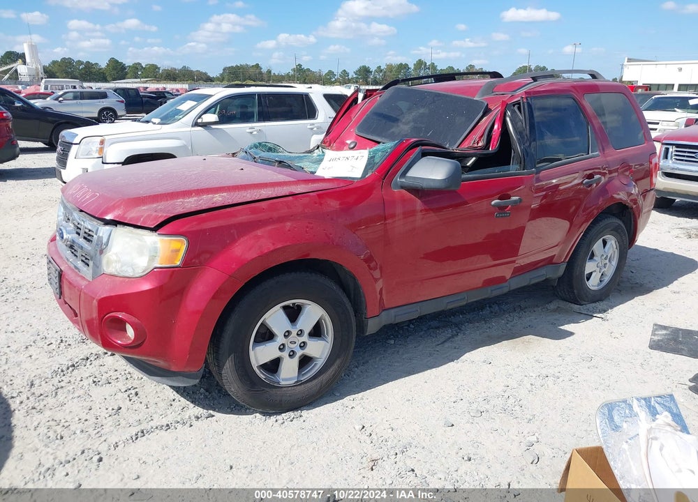 2010 FORD ESCAPE XLT VIN: 1FMCU9D79AKC47175