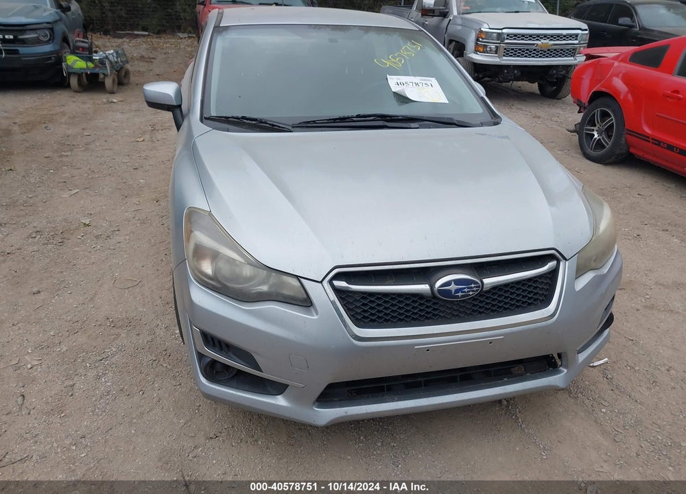 2015 SUBARU IMPREZA 2.0I PREMIUM VIN: JF1GPAC67FH205508