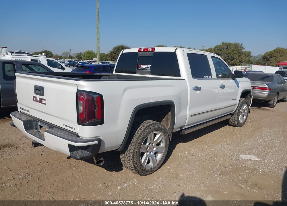 2017 GMC SIERRA 1500 DENALI VIN: 3GTU2PEJ6HG321103