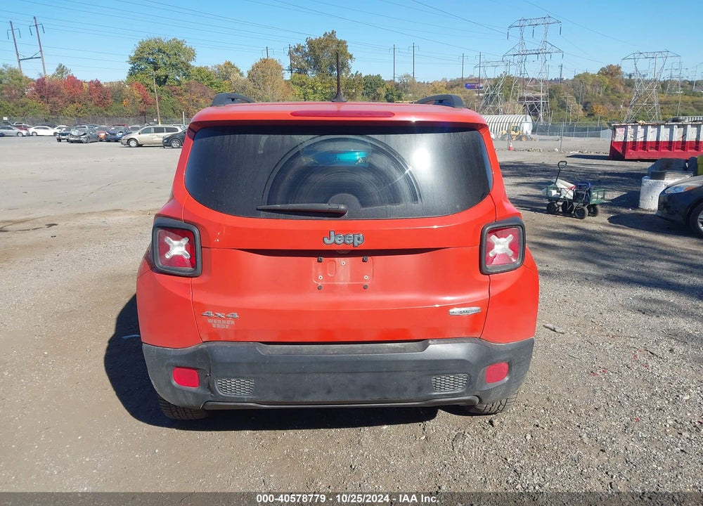 2016 JEEP RENEGADE LATITUDE VIN: ZACCJBBT7GPC60476