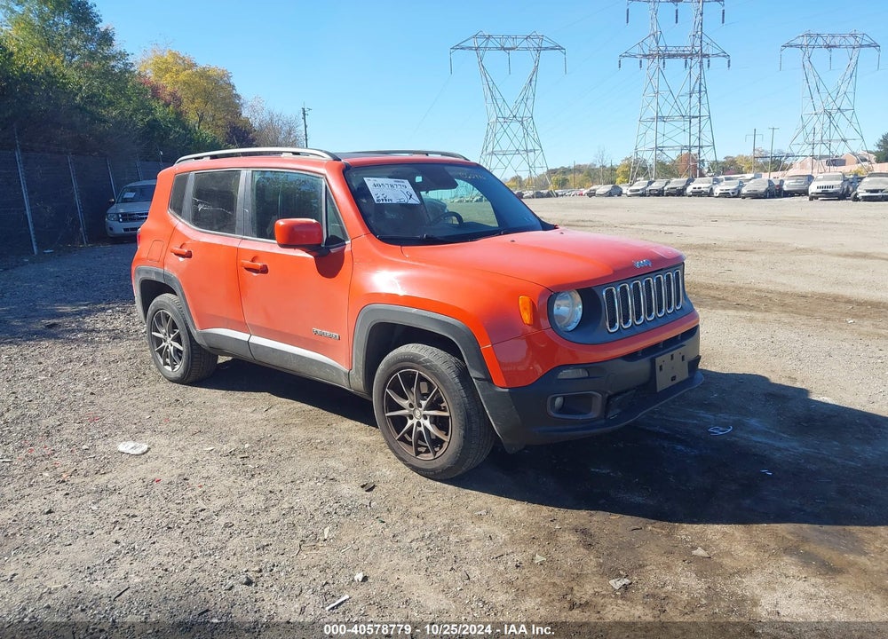 2016 JEEP RENEGADE LATITUDE VIN: ZACCJBBT7GPC60476