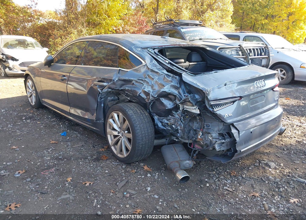 2018 AUDI A5 2.0T PREMIUM VIN: WAUBNCF59JA005365