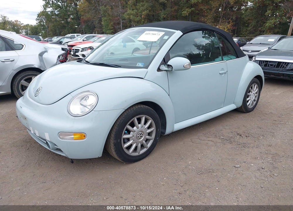 2004 VOLKSWAGEN NEW BEETLE GLS VIN: 3VWCM31Y04M333497