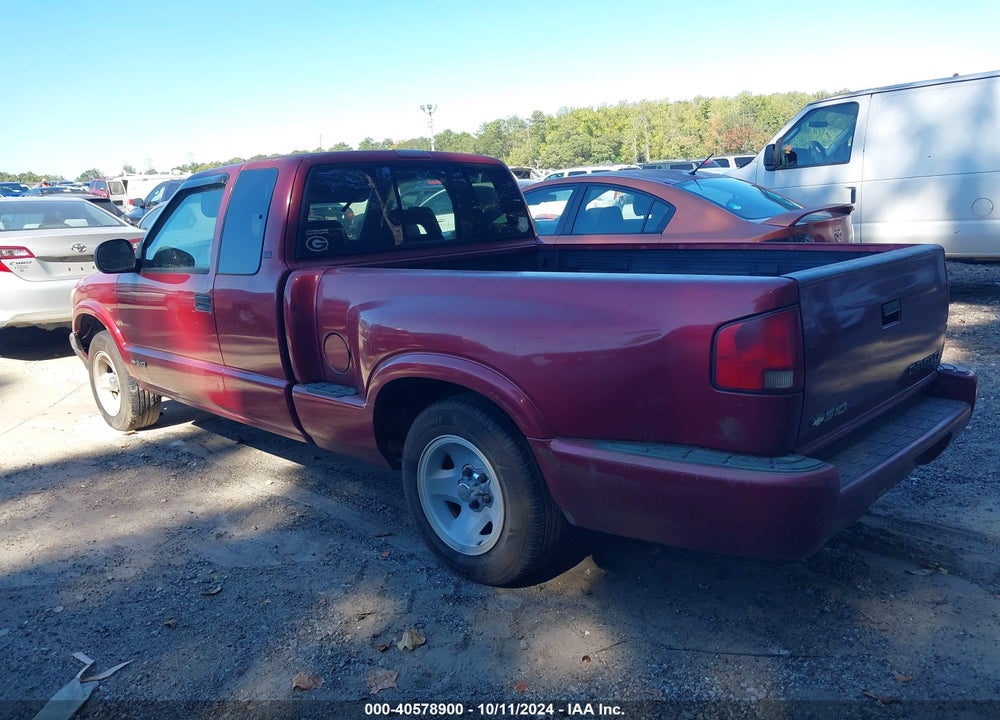 1997 CHEVROLET S-10 LS SPORTSIDE VIN: 1GCCS1944V8160071