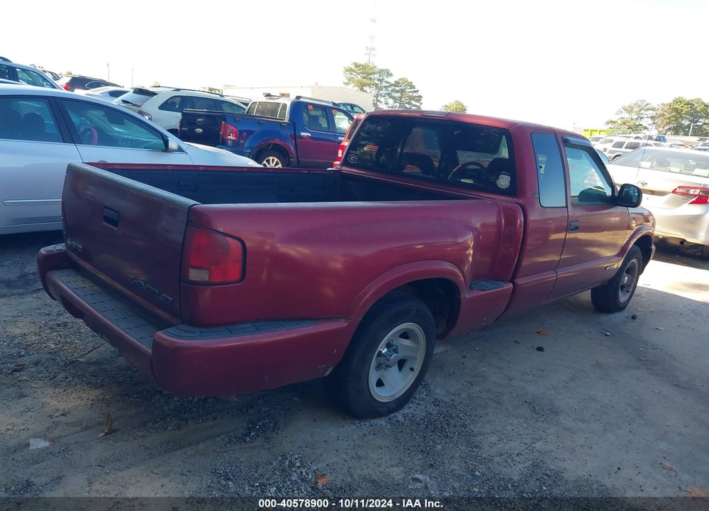 1997 CHEVROLET S-10 LS SPORTSIDE VIN: 1GCCS1944V8160071