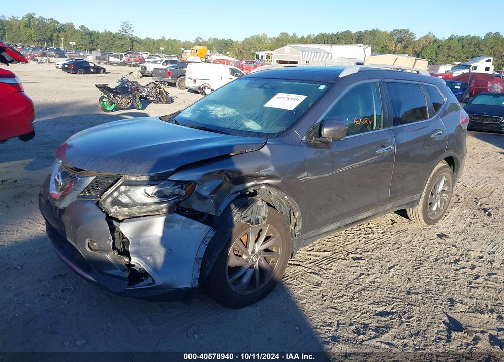 2016 NISSAN ROGUE SL VIN: 5N1AT2MV2GC743566