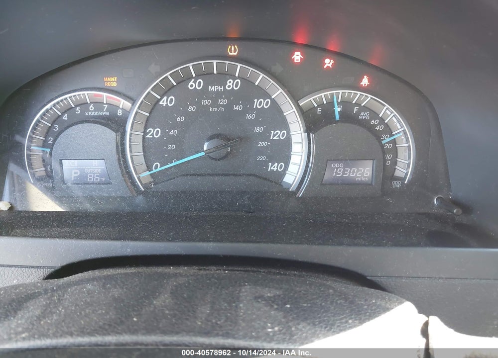 2014 TOYOTA CAMRY SE VIN: 4T1BF1FK7EU780709