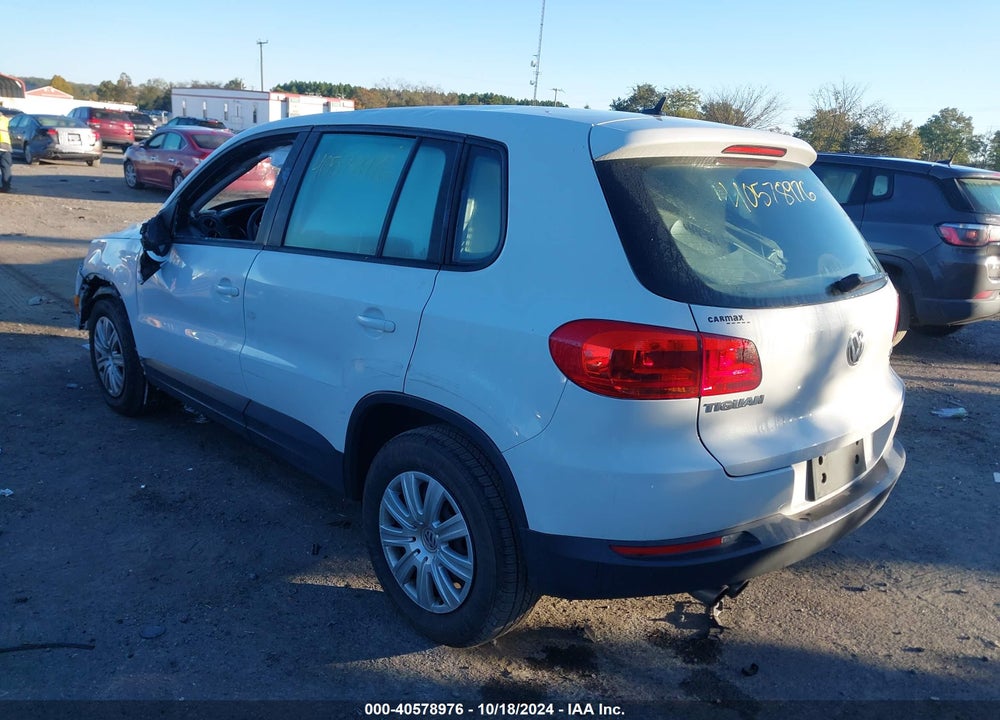 2017 VOLKSWAGEN TIGUAN 2.0T/2.0T S VIN: WVGAV7AX8HK045855
