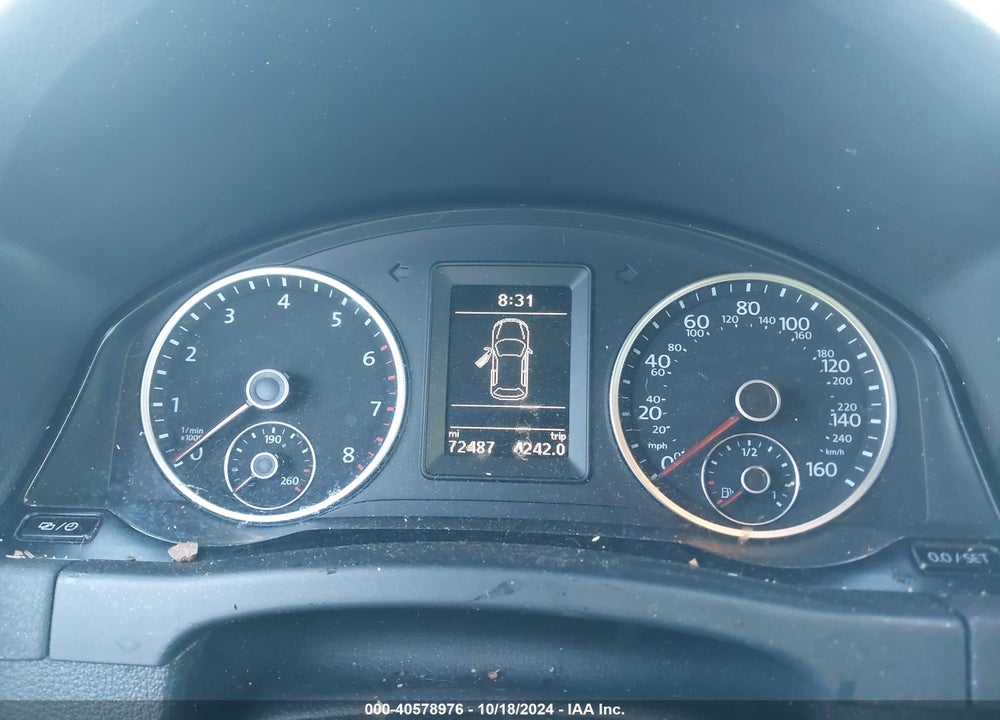 2017 VOLKSWAGEN TIGUAN 2.0T/2.0T S VIN: WVGAV7AX8HK045855