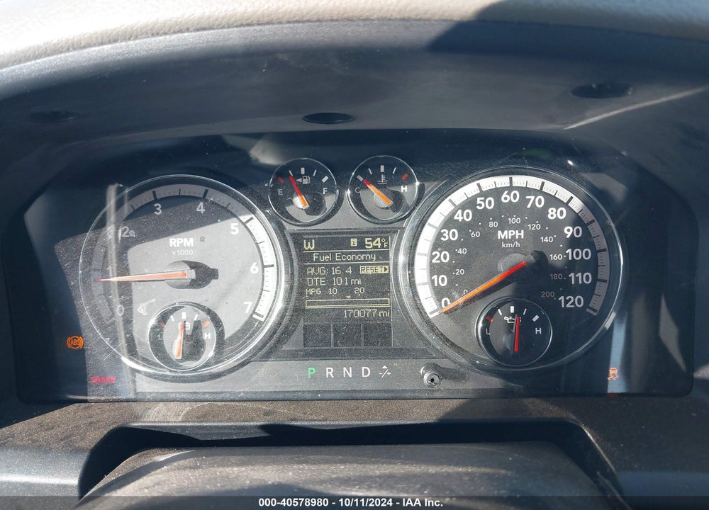 2011 RAM 1500 SLT VIN: 1D7RB1GPXBS656374