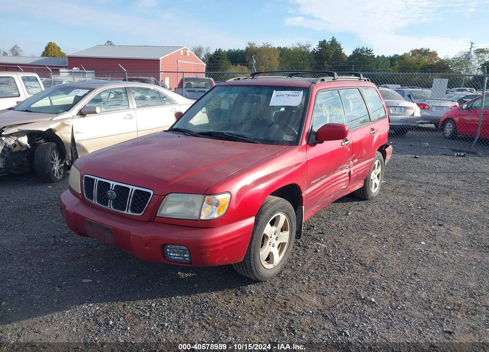 2002 SUBARU FORESTER S VIN: JF1SF656X2H745291