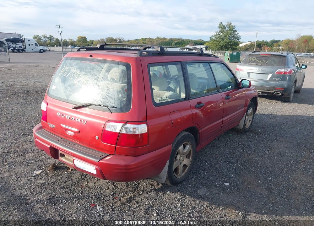 2002 SUBARU FORESTER S VIN: JF1SF656X2H745291