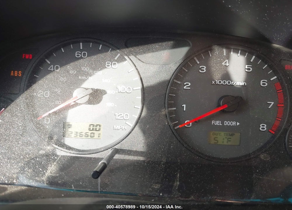 2002 SUBARU FORESTER S VIN: JF1SF656X2H745291