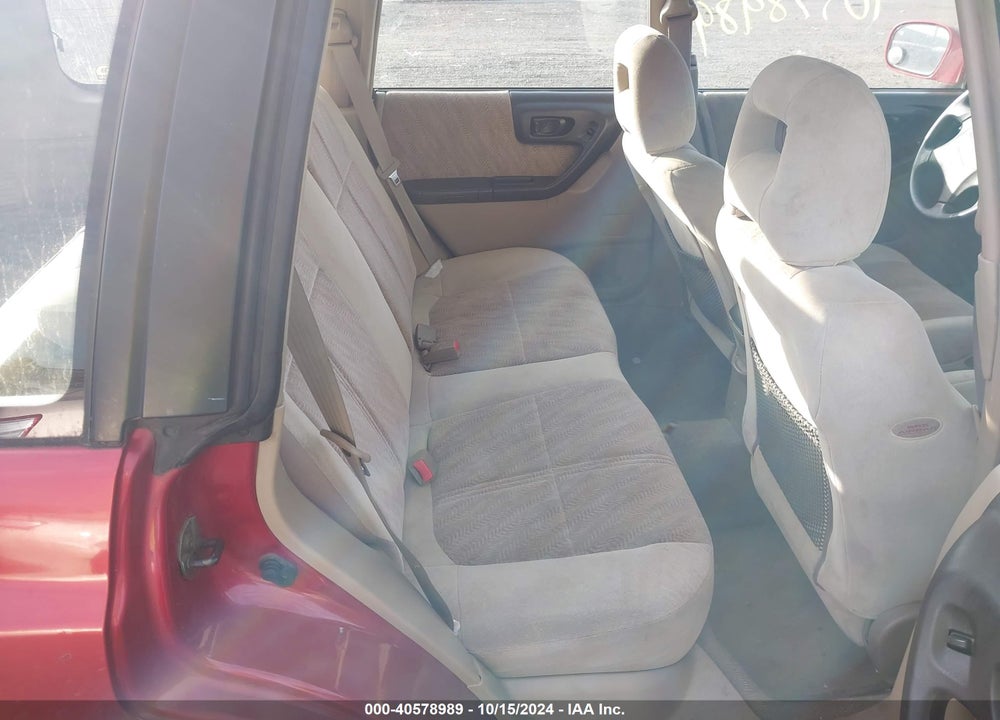 2002 SUBARU FORESTER S VIN: JF1SF656X2H745291