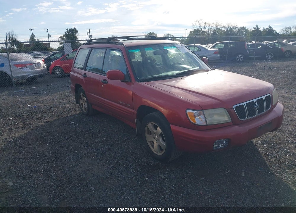 2002 SUBARU FORESTER S VIN: JF1SF656X2H745291
