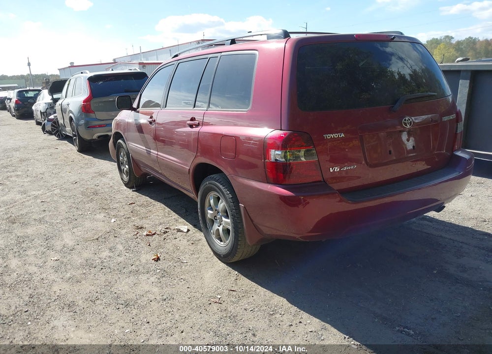 2006 TOYOTA HIGHLANDER V6 VIN: JTEEP21A860153959