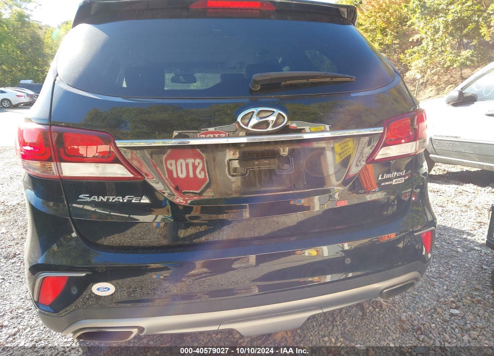 2018 HYUNDAI SANTA FE LIMITED ULTIMATE VIN: KM8SRDHF3JU273356
